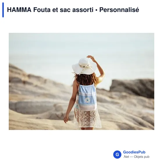 HAMMA Fouta et sac assorti - Image 11