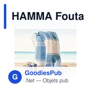 HAMMA Fouta et sac assorti - Miniature 12