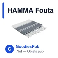 HAMMA Fouta et sac assorti - Miniature 3