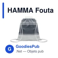 HAMMA Fouta et sac assorti - Miniature 4