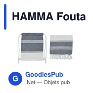 HAMMA Fouta et sac assorti - Miniature 6