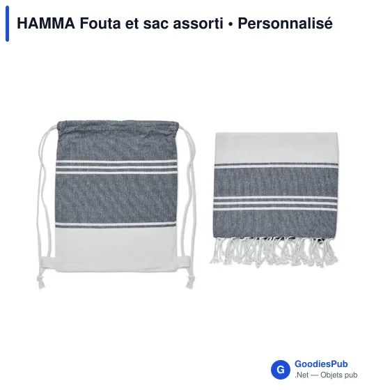 HAMMA Fouta et sac assorti - Image 6