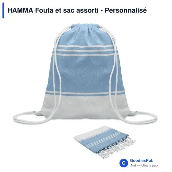 HAMMA Fouta et sac assorti - Image 7