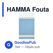 HAMMA Fouta et sac assorti - Miniature 8