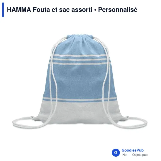 HAMMA Fouta et sac assorti - Image 10