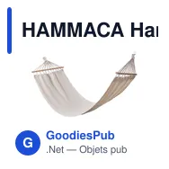 HAMMACA Hamac en poly coton - Miniature 1