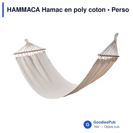 HAMMACA Hamac en poly coton