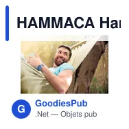 HAMMACA Hamac en poly coton - Miniature 4