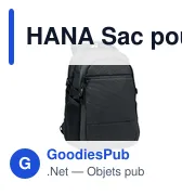 HANA Sac pour ordinateur RPET 600D - Miniature 1