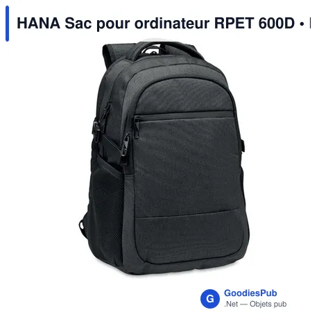 HANA Sac pour ordinateur RPET 600D