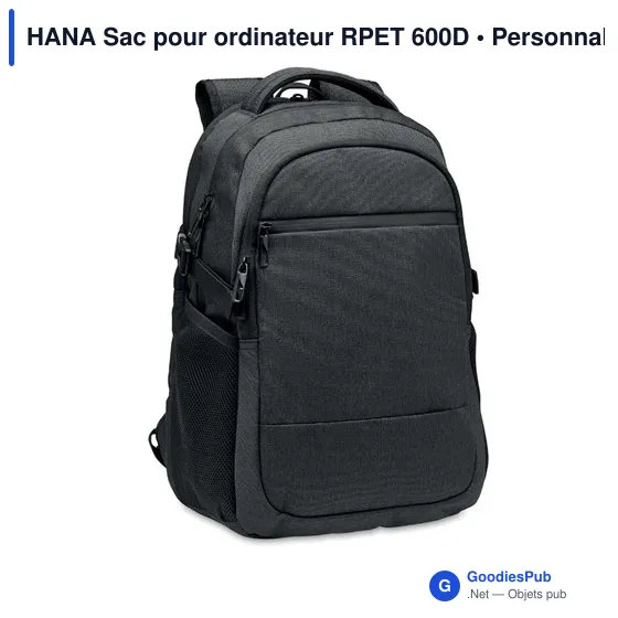 HANA Sac pour ordinateur RPET 600D - Image 1