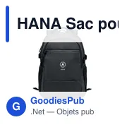 HANA Sac pour ordinateur RPET 600D - Miniature 3