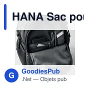 HANA Sac pour ordinateur RPET 600D - Miniature 4