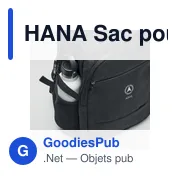 HANA Sac pour ordinateur RPET 600D - Miniature 5