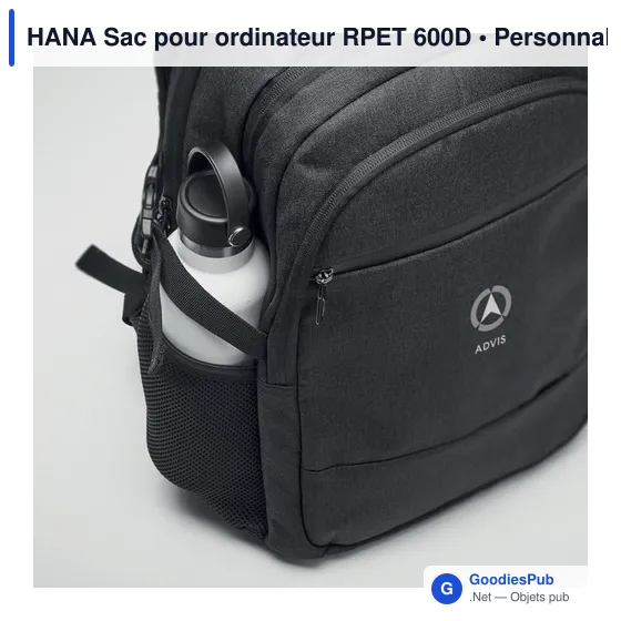 HANA Sac pour ordinateur RPET 600D - Image 5