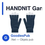 HANDNIT Gants tricotés en RPET - Miniature 2