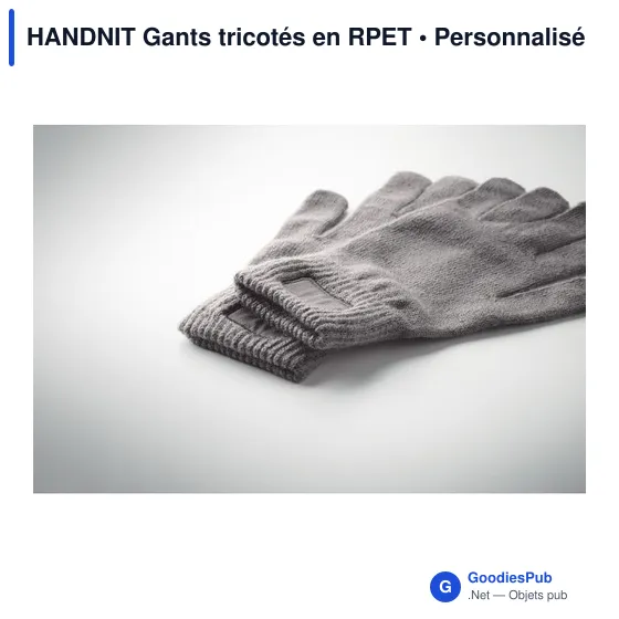 HANDNIT Gants tricotés en RPET - Image 11