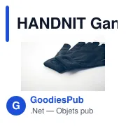HANDNIT Gants tricotés en RPET - Miniature 3
