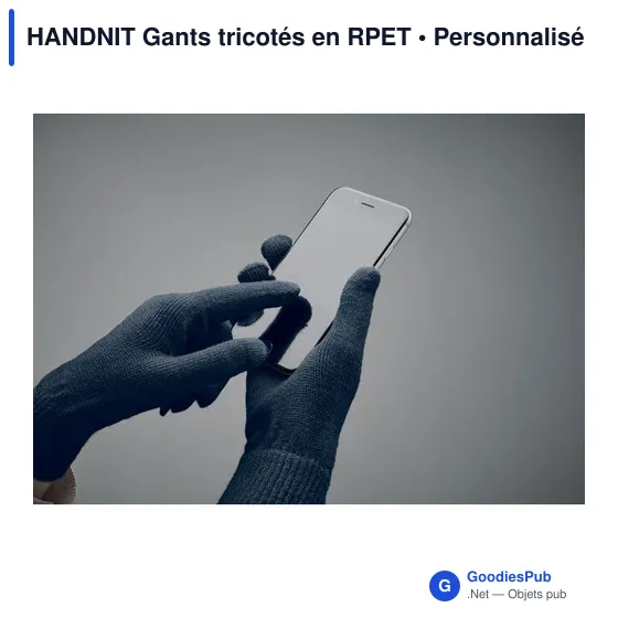 HANDNIT Gants tricotés en RPET - Image 4
