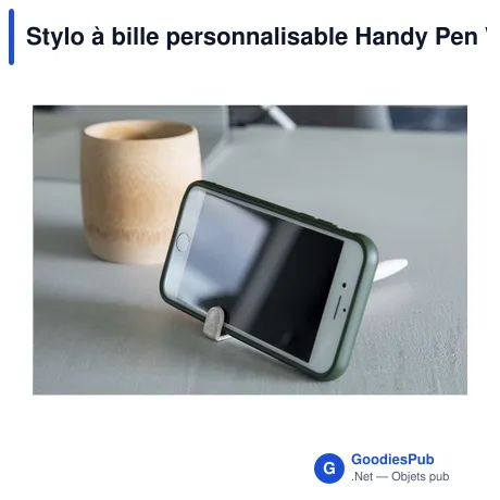 Stylo à bille personnalisable Handy Pen Wheatstraw avec logo