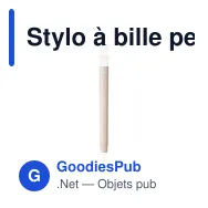 Stylo à bille personnalisable Handy Pen Wheatstraw avec logo - Miniature 4
