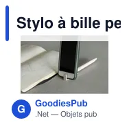 Stylo à bille personnalisable Handy Pen Wheatstraw avec logo - Miniature 6