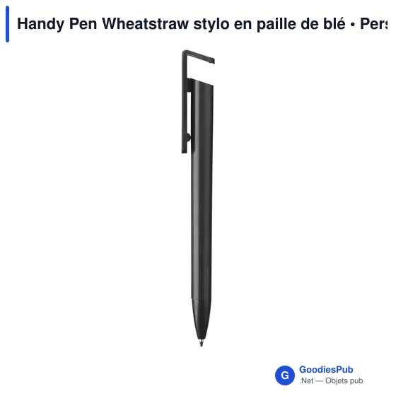 Stylo à bille personnalisable Handy Pen Wheatstraw avec logo - Image 10