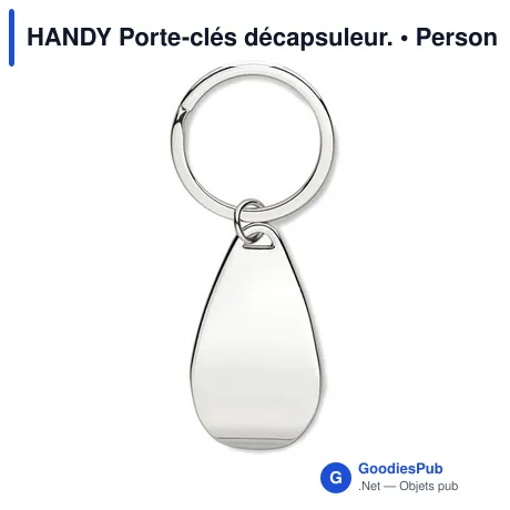 HANDY Porte-clés décapsuleur.