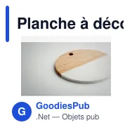 Planche à découper personnalisable en marbre et bambou avec logo - Miniature 5