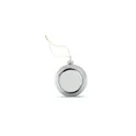 Variante argenté - Boule de Noël personnalisable pour logo - HAPPY BALL