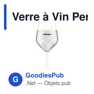 Verre à Vin Personnalisable HappyGlass Lady Abigail Colour avec Logo - Miniature 1