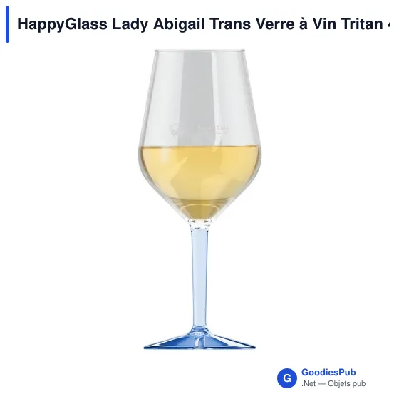 Verre à Vin Personnalisable HappyGlass Lady Abigail Trans 470 mlavec logo - Image 11