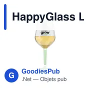 Verre à Vin Personnalisable HappyGlass Lady Abigail Trans 470 mlavec logo - Miniature 3