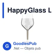 Verre à Vin Personnalisable HappyGlass Lady Abigail Trans 470 mlavec logo - Miniature 5