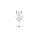 Variante bleu translucide - Verre à Vin Personnalisable HappyGlass Lady Abigail Trans 470 mlavec logo