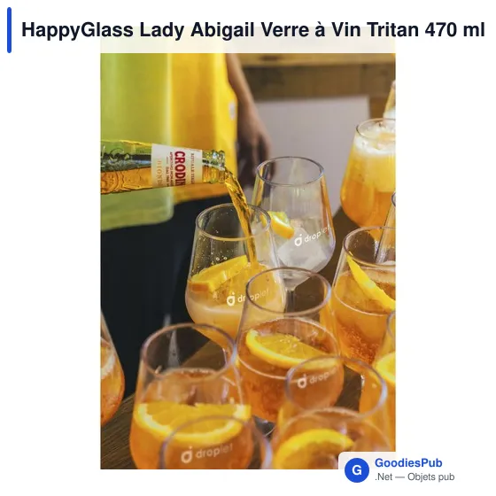 Verre à Vin Personnalisable HappyGlass Lady Abigail avec Logo - Image 4