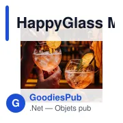 Verre à Gin Tonic personnalisable HappyGlass Miss Liza - 630 mlavec logo - Miniature 3