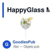 Verre à Gin Tonic personnalisable HappyGlass Miss Liza - 630 mlavec logo - Miniature 5