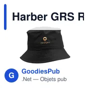 Chapeau bob personnalisable en PET recyclé avec logo - Harber GRS - Miniature 2