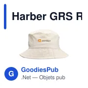 Chapeau bob personnalisable en PET recyclé avec logo - Harber GRS - Miniature 4