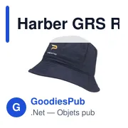 Chapeau bob personnalisable en PET recyclé avec logo - Harber GRS - Miniature 5