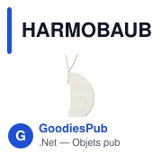 Porte-boules de Noël personnalisable en papier recyclé - HARMOBAUBLEavec logo - Miniature 2