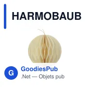 Porte-boules de Noël personnalisable en papier recyclé - HARMOBAUBLEavec logo - Miniature 3