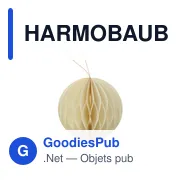 Porte-boules de Noël personnalisable en papier recyclé - HARMOBAUBLEavec logo - Miniature 6
