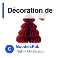 Décoration de Noël personnalisable en papier avec logo - HARMOBIG - Miniature 11