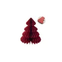 Variante rouge - Décoration de Noël personnalisable en papier avec logo - HARMOBIG