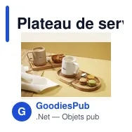 Plateau de service personnalisable en bois avec logo - Harmony Serving Tray Rectangle - Miniature 3