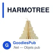 Suspension pour sapin de Noël personnalisable avec logo - HARMOTREE - Miniature 2