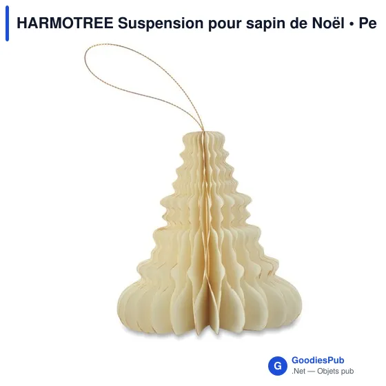Suspension pour sapin de Noël personnalisable avec logo - HARMOTREE - Image 2