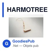 Suspension pour sapin de Noël personnalisable avec logo - HARMOTREE - Miniature 3